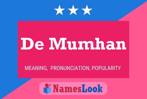 De Mumhan Name Poster