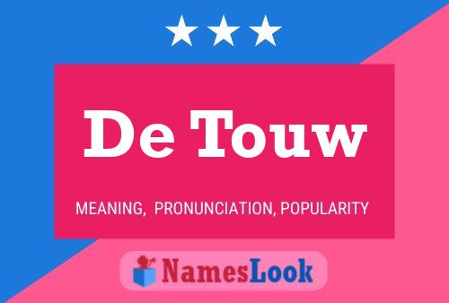 De Touw Name Poster