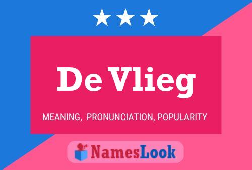 De Vlieg Name Poster