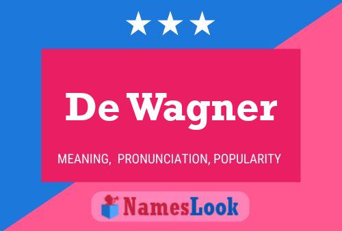 De Wagner Name Poster