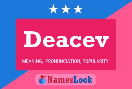 Deacev Name Poster