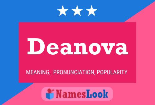 Deanova Name Poster