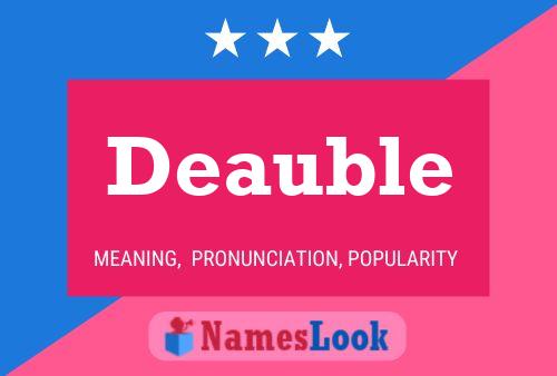 Deauble Name Poster