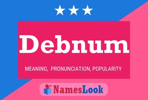 Debnum Name Poster