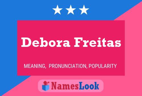 Debora Freitas Name Poster