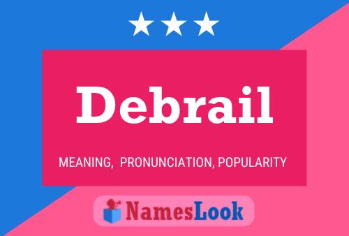 Debrail Name Poster