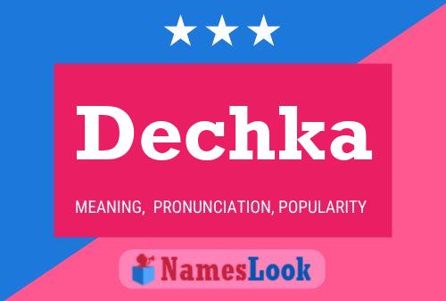 Dechka Name Poster