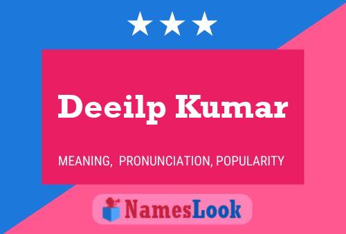 Deeilp Kumar Name Poster