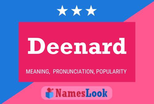 Deenard Name Poster