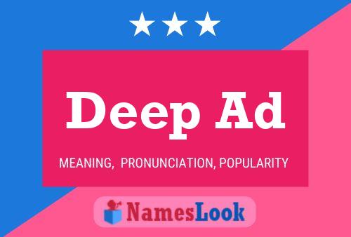 Deep Ad Name Poster