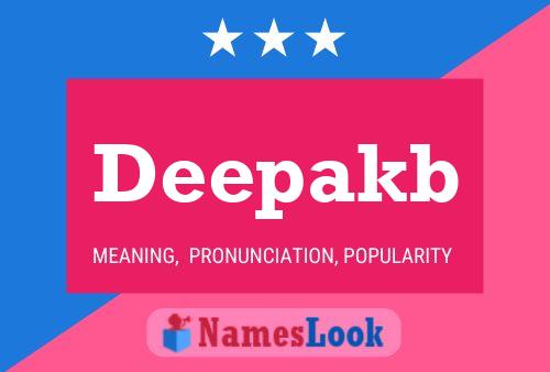 Deepakb Name Poster