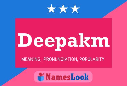 Deepakm Name Poster