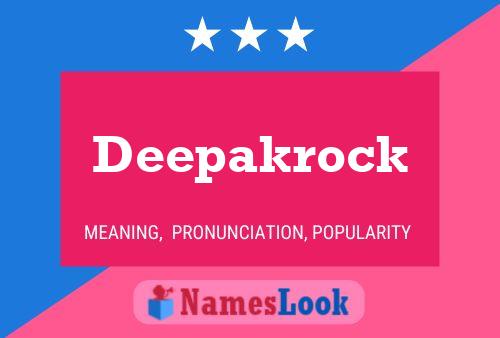 Deepakrock Name Poster