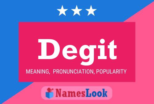 Degit Name Poster