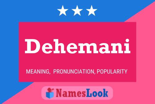 Dehemani Name Poster