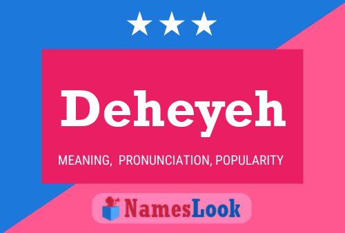 Deheyeh Name Poster