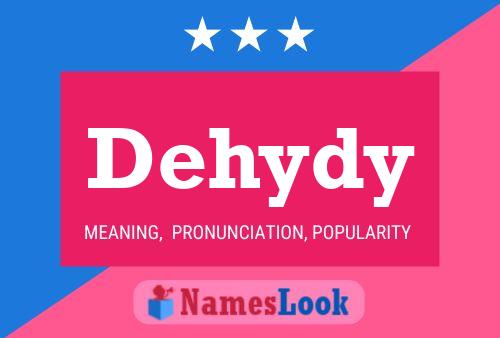 Dehydy Name Poster