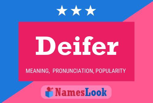 Deifer Name Poster