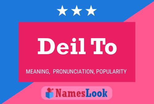 Deil To Name Poster