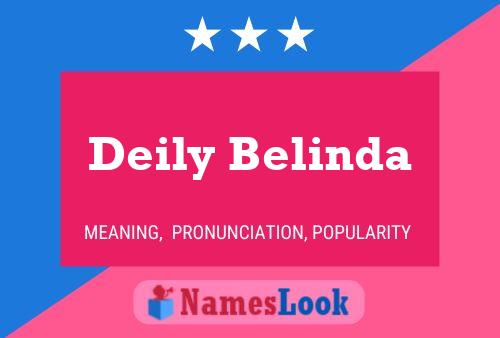 Deily Belinda Name Poster