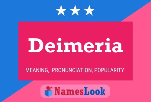 Deimeria Name Poster