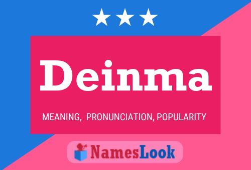 Deinma Name Poster