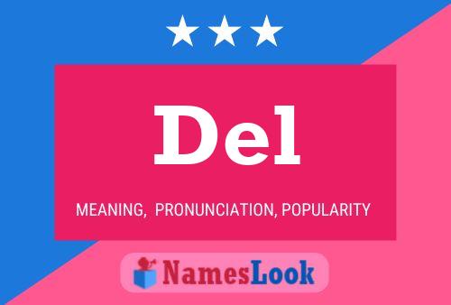 Del Name Poster