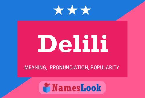 Delili Name Poster