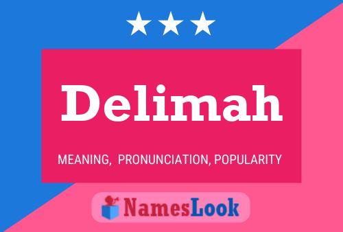 Delimah Name Poster