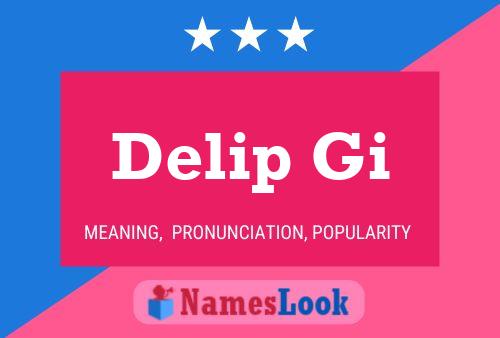 Delip Gi Name Poster