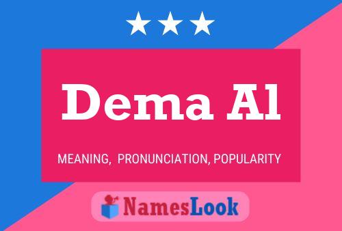 Dema Al Name Poster