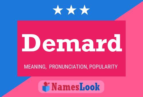 Demard Name Poster