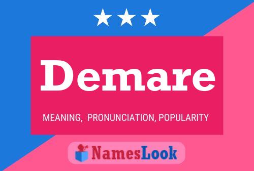 Demare Name Poster