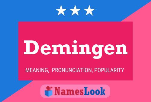 Demingen Name Poster