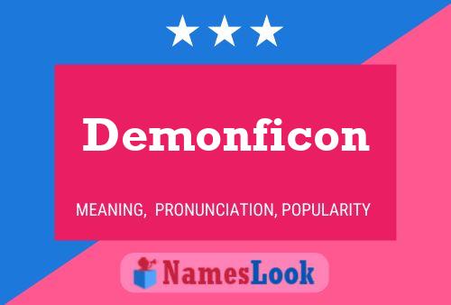 Demonficon Name Poster