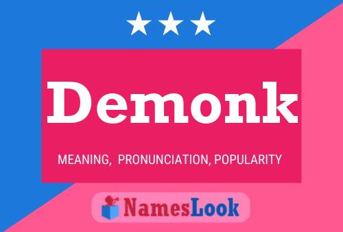 Demonk Name Poster