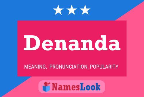 Denanda Name Poster