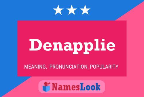 Denapplie Name Poster