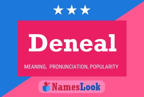 Deneal Name Poster