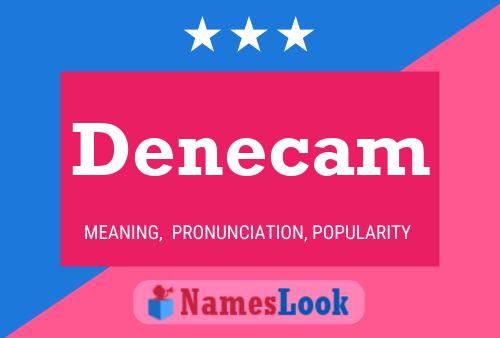 Denecam Name Poster