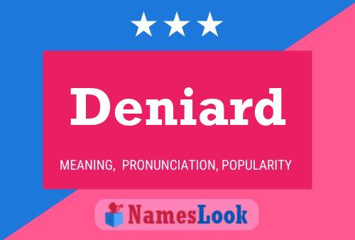 Deniard Name Poster