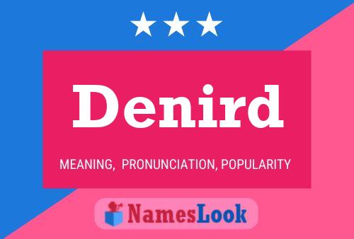 Denird Name Poster