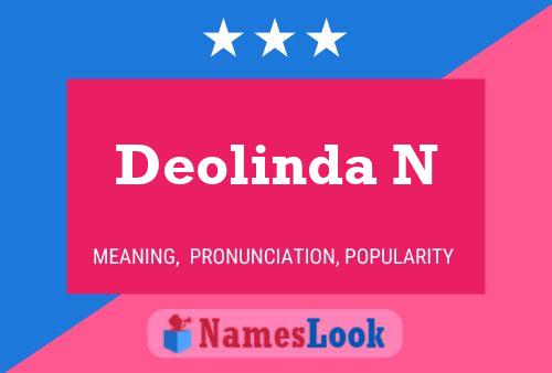 Deolinda N Name Poster