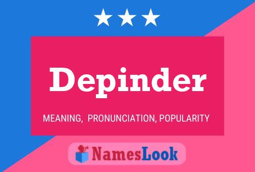 Depinder Name Poster