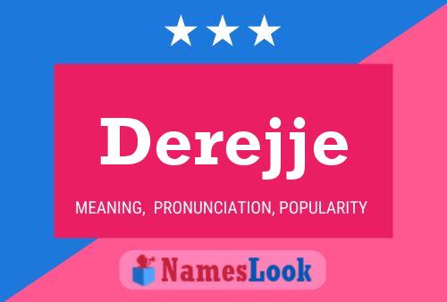 Derejje Name Poster