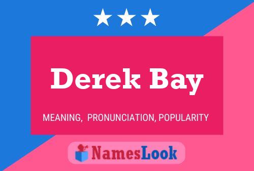 Derek Bay Name Poster