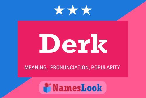 Derk Name Poster