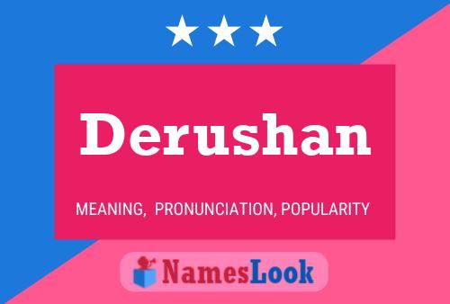 Derushan Name Poster