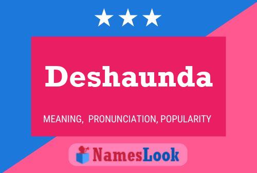 Deshaunda Name Poster