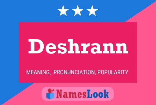 Deshrann Name Poster